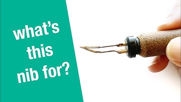WIRE NIB #5: Woodburning Tips And Their Uses - Skew or Knife Point