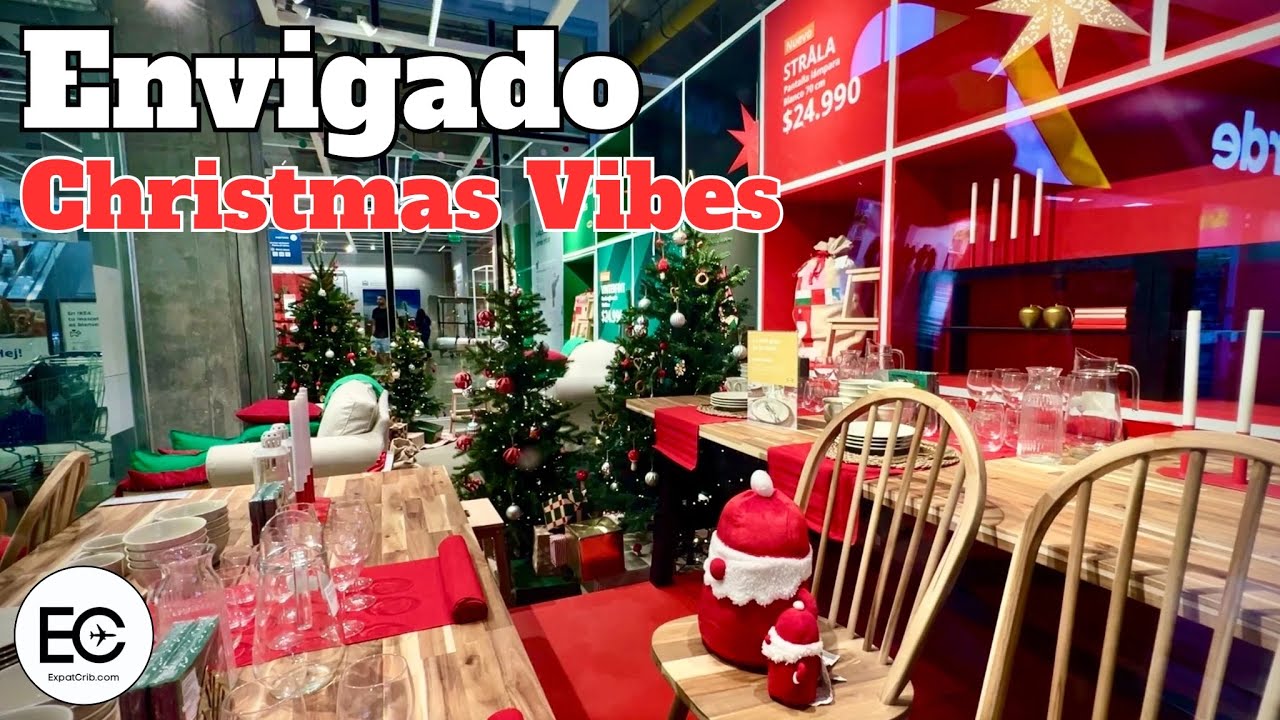 Christmas Vibes in Envigado Colombia 🎄 | Walking From Buena Mesa to Mall Viva 