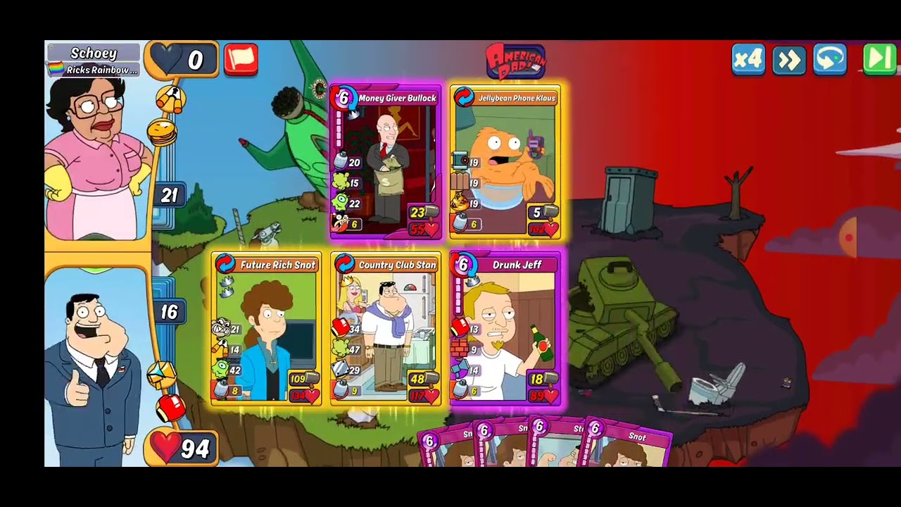 Animation Throwdown - American Dad Rumble Match 2