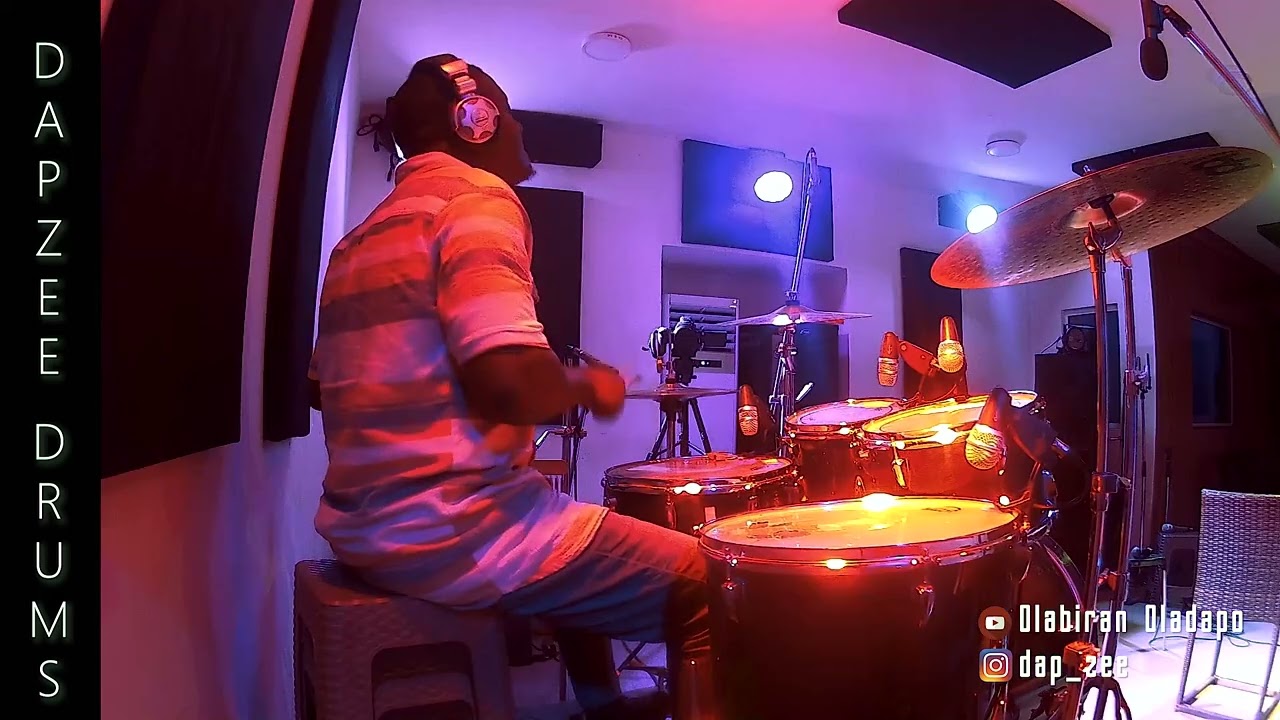 Drum set added to Ayan Jesu Gospel Singers' classic praise medley, Let Somebody Shout Hallelujah.