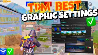 Best Graphics Settings For Tdm | PUBG MOBILE /BGMI | ( Tdm tips tricks ) Settings guide screenshot 4