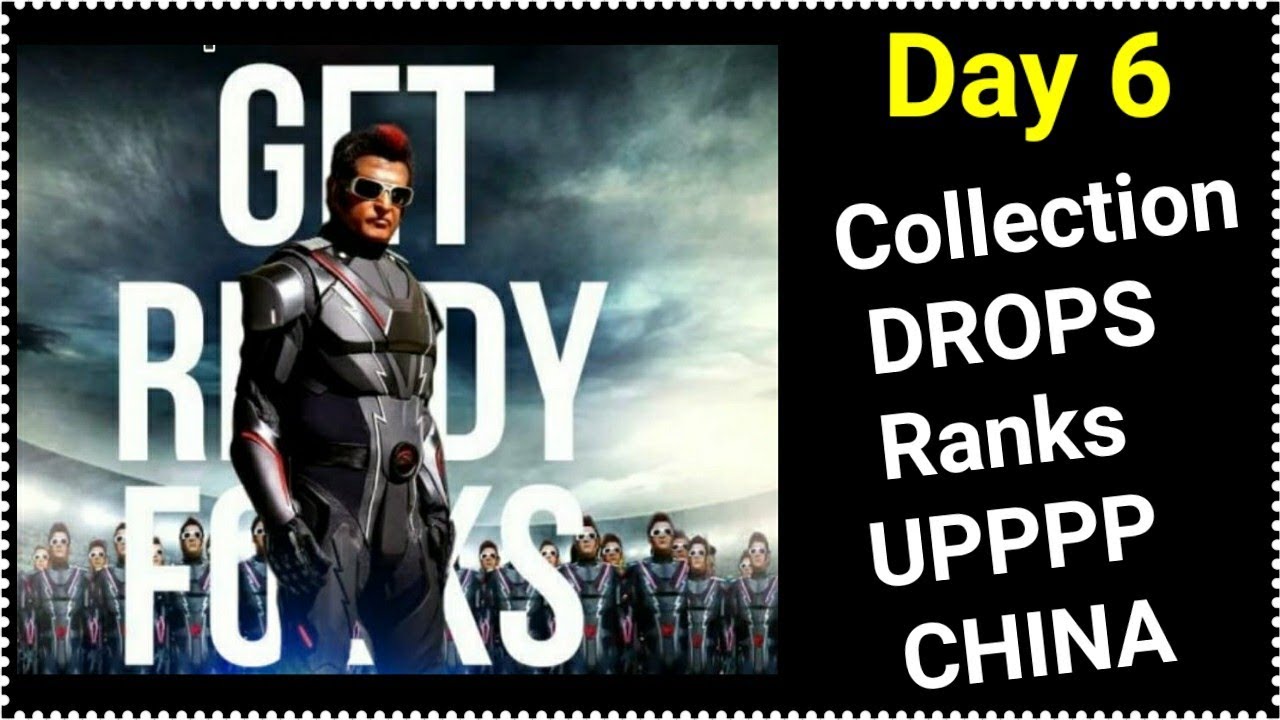 2Point0 Movie Box Office Collection Day 6 In China