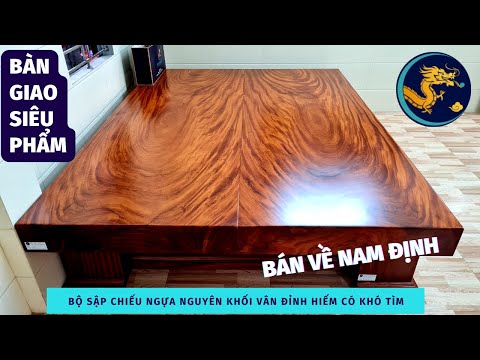Video Bàn Giao 1 Siêu Phẩm - Bộ Sập Chiếu Ngựa Nguyên Khối... - youtube