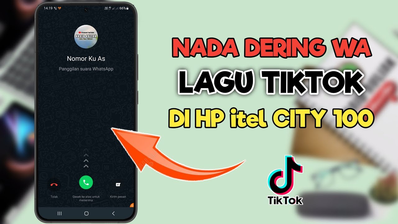 Cara Mengganti Nada Dering WA Dengan Lagu Tiktok Di HP itel CITY 100