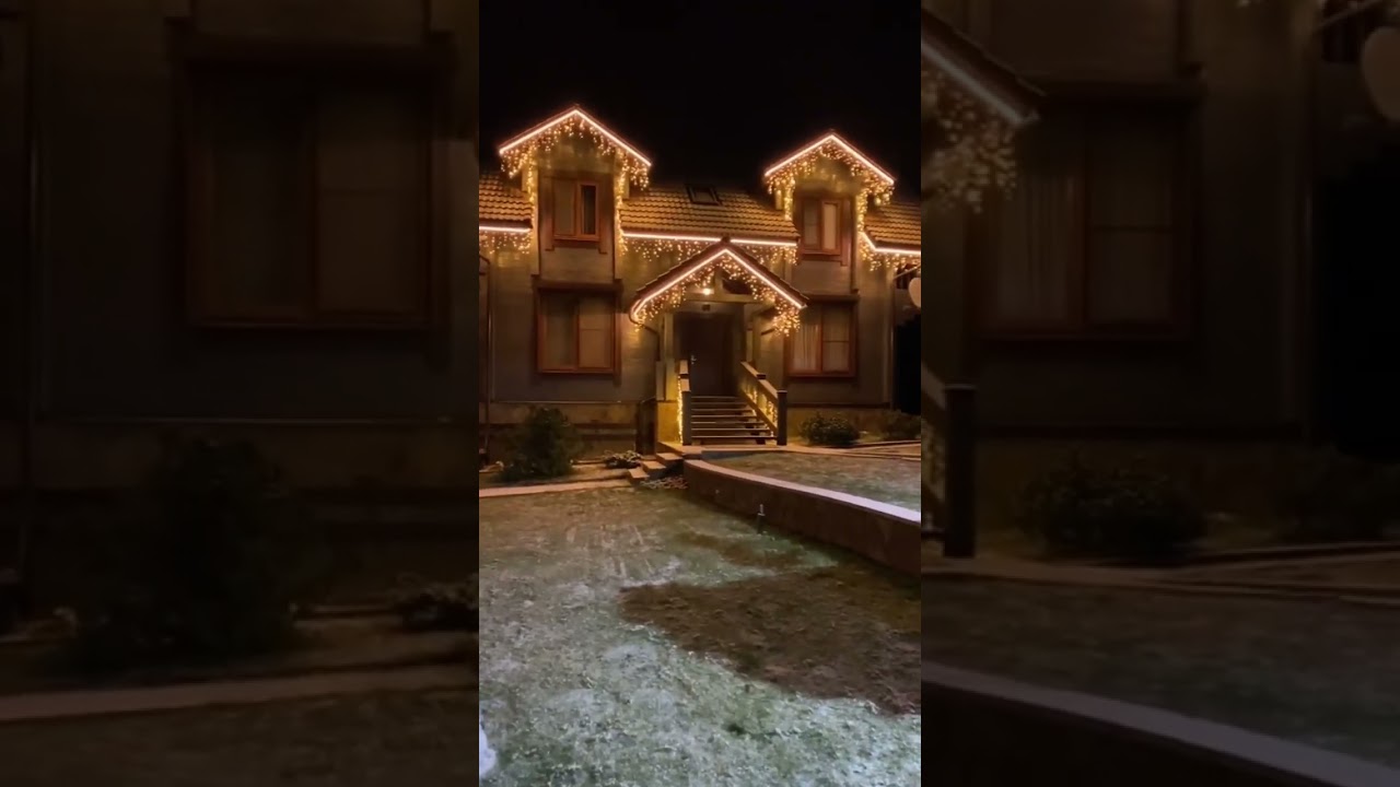 📲+79956561321🚩Уличное освещение, световое оформление коттеджей и домов на новый год Москва 24/7