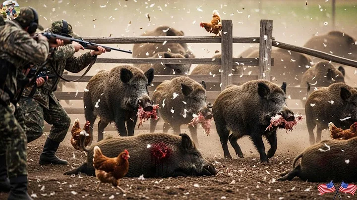 First Time Wild Boar Attack on Farm - Farmers Immediately Prevent Disaster From Wild Boars