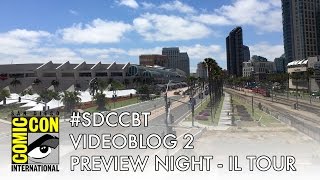 Comic-Con 2015 - Videoblog 2 - Preview Night: il Tour e il saluto di Richard Taylor