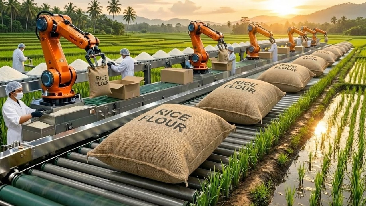 How Rice Becomes Baking Flour | Inside the Largest U.S. Factory
