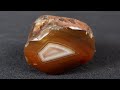 Polishing the Root Beer Float Agate