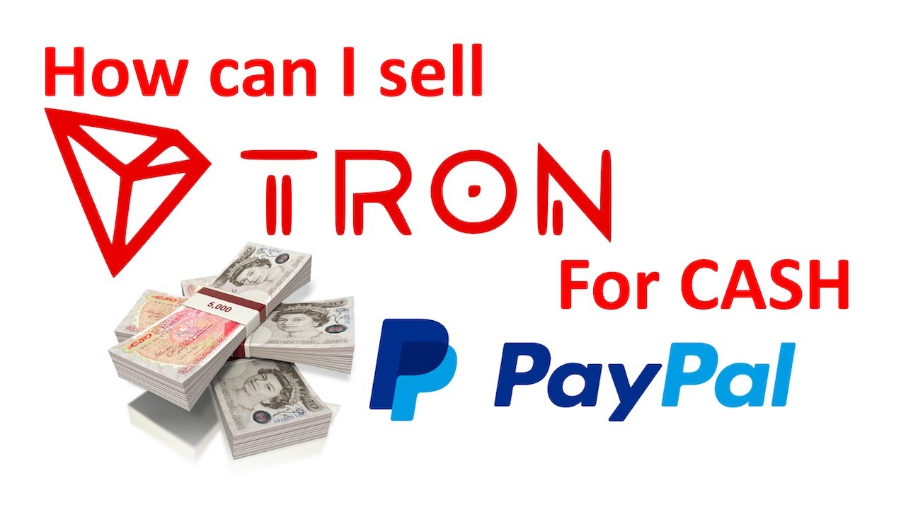 How can I sell Tron TRX for cash
