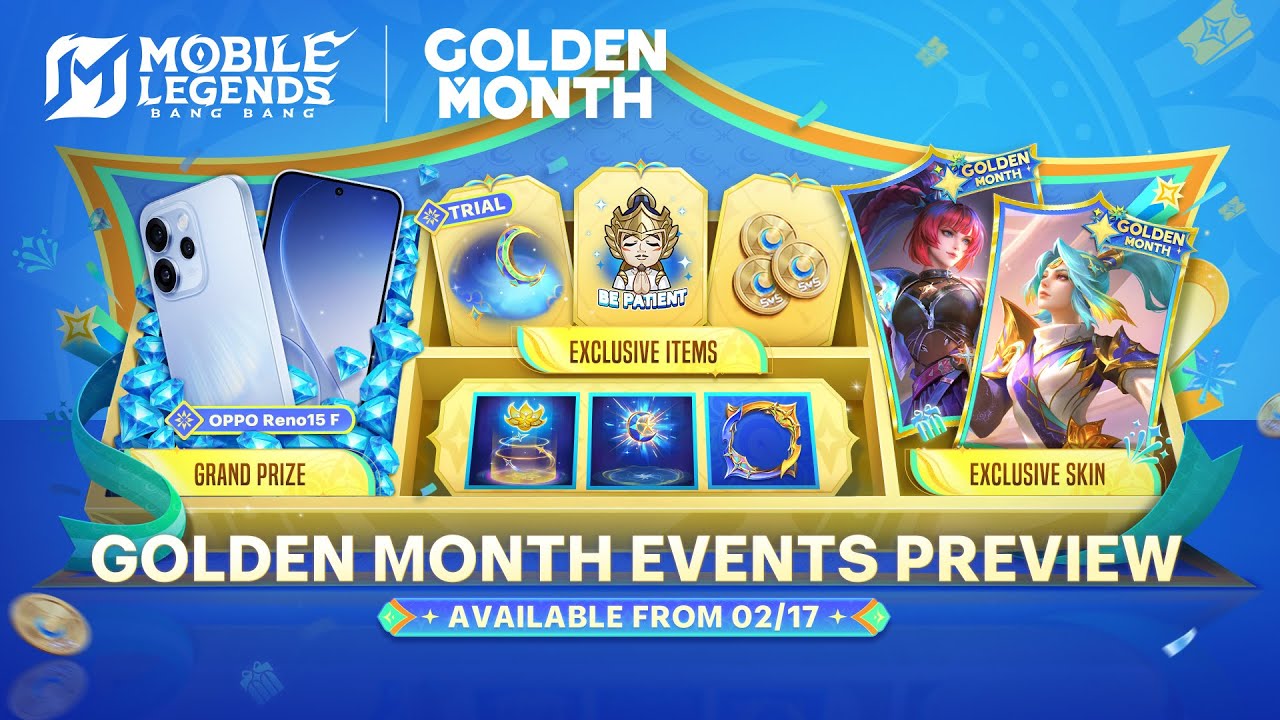 GOLDEN MONTH Events Preview | Events Preview | Mobile Legends: Bang Bang
