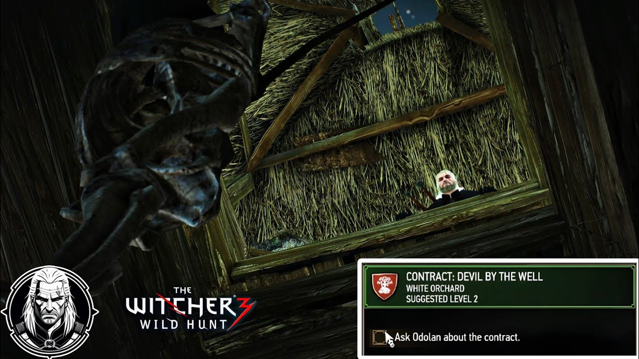 (4K UHD)🕯️Witcher 3 Devil by the Well – Geralt Hunts the Noonwraith | Full Quest + Story