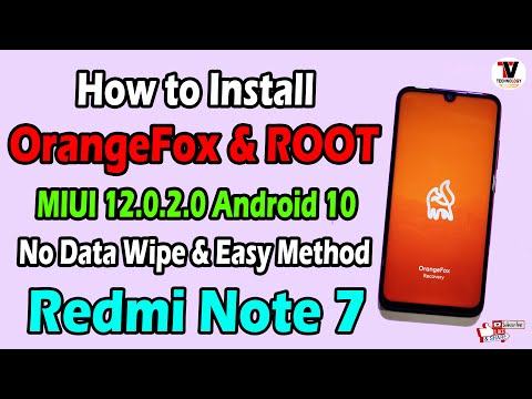 Install OrangeFox Recovery & Root on Xiaomi Redmi Note 7 (Lavender) | No Data Wipe | MIUI 12.0.2.0 |