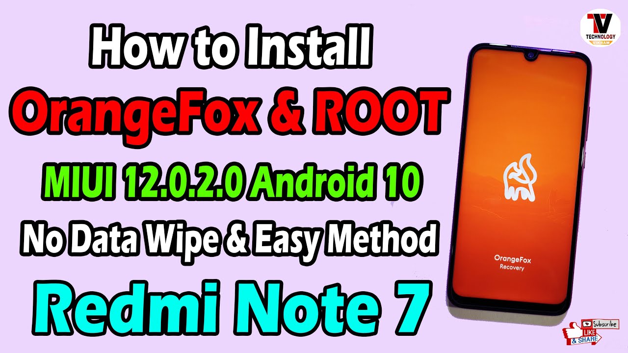 Install OrangeFox Recovery & Root on Xiaomi Redmi Note... - youtube
