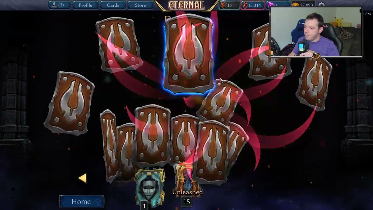 Eternal Card Game: Monthly Free to Play rewards explained: Opening 32 packs!