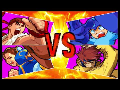 Marvel vs Capcom 1 ( Arcade ) - Chun-li / Ryu Playthrough ( July 13, 2018 )