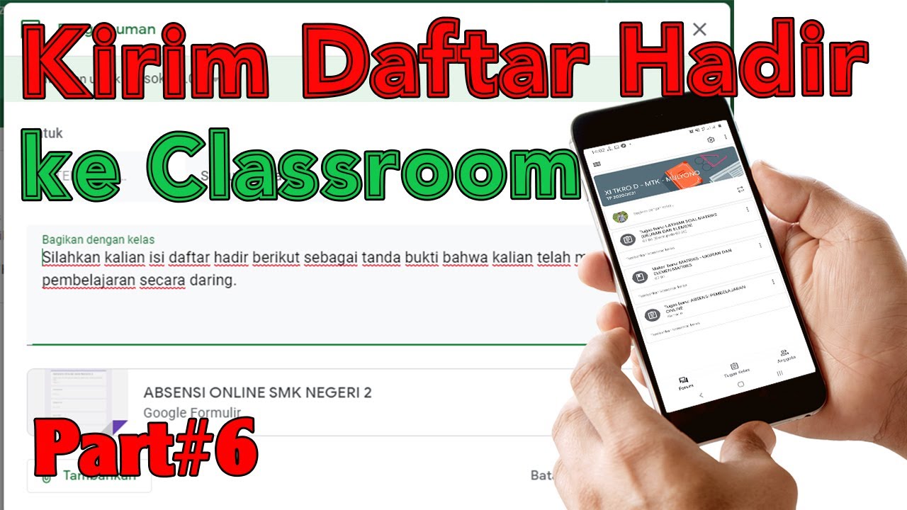 MEMBUAT ABSENSI ONLINE BISA ISI BERULANG PART#6 SHARE KIRIM FORM ABSENSI KEHADIRAN