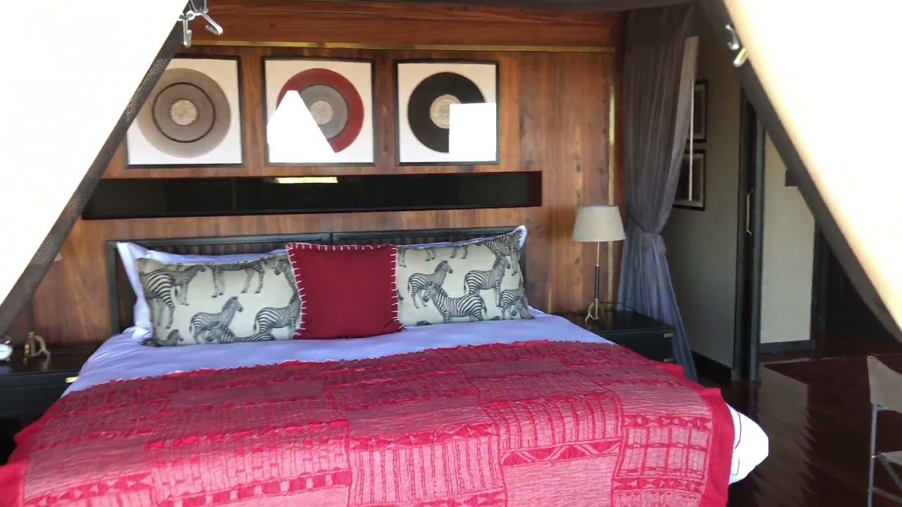 The bedrooms at MCH Private Tented Camp