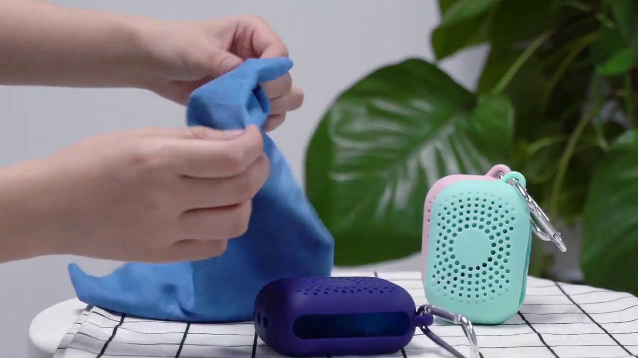 Neck Quick Dry Cooling Towel, Folding Fast Dry Ice Towel With Silicone Case