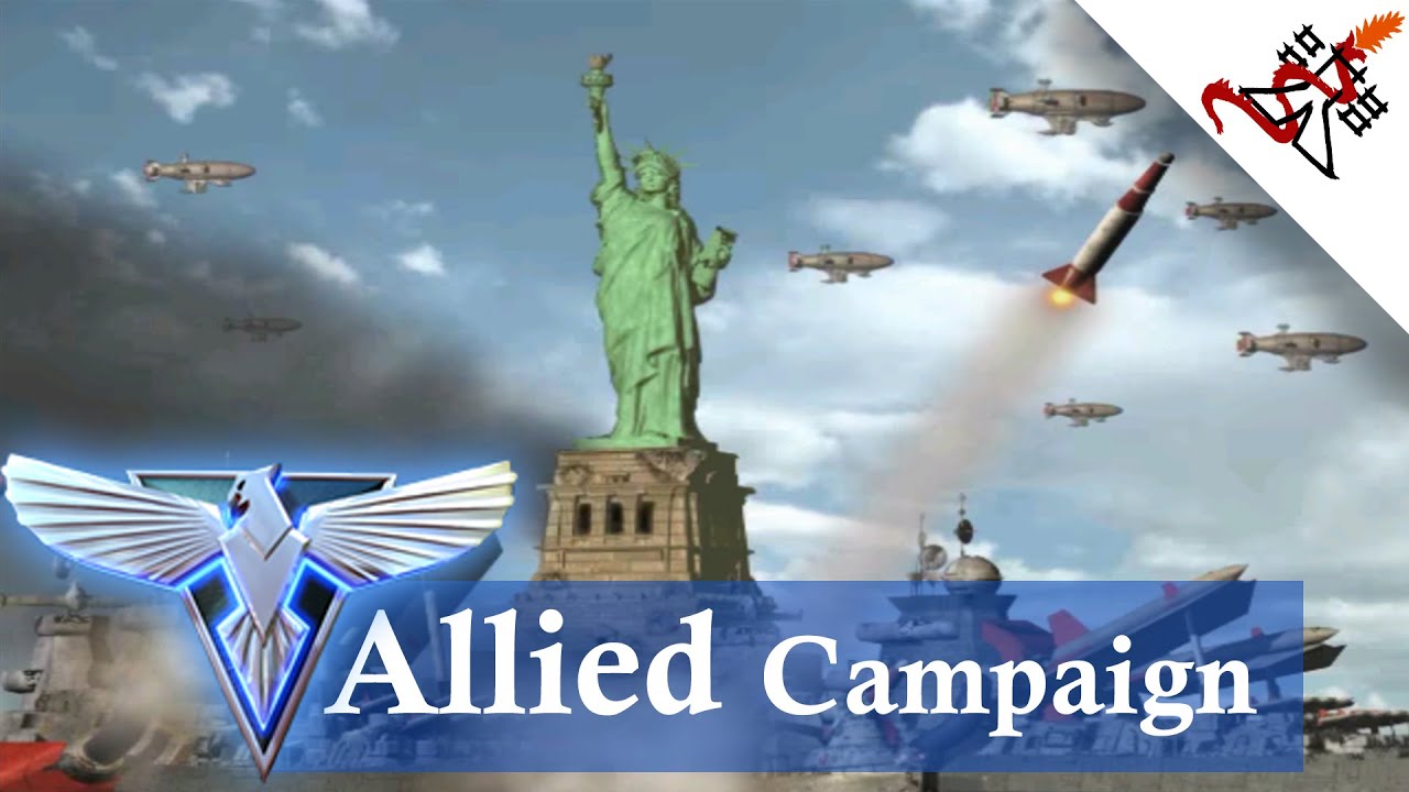 C&C Red Alert 2 - Mission 6 Operation Liberty | Allied Campaign [HARD/1080pHD]