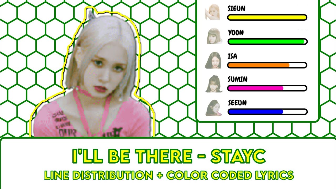Line Distribution + Color Coded Lyrics | STAYC ― 'I'll Be There'