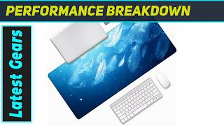 MQSKNCUS Feather Gaming Mouse Pad: HUGE Desk Upgrade!