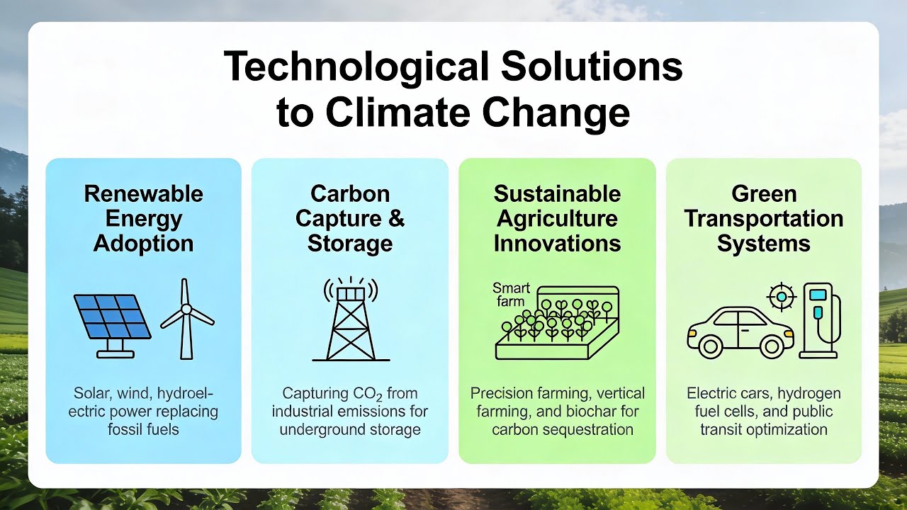 Технологические решения проблемы изменения климата (15 минут)