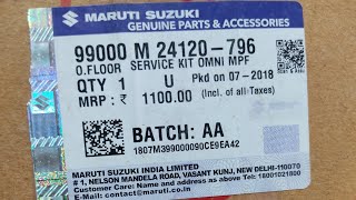 ONLY MARUTI SUZUKI GENUINE PARTS