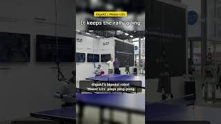 This humanoid robot rallies ping-pong with people