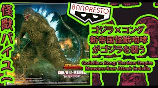 ゴジラ×コング 新帝国怪獣咆哮がゴジラを襲う x Godzilla x Kong