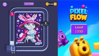 Pixel Flow Level 1330 Solution full walkthrough 