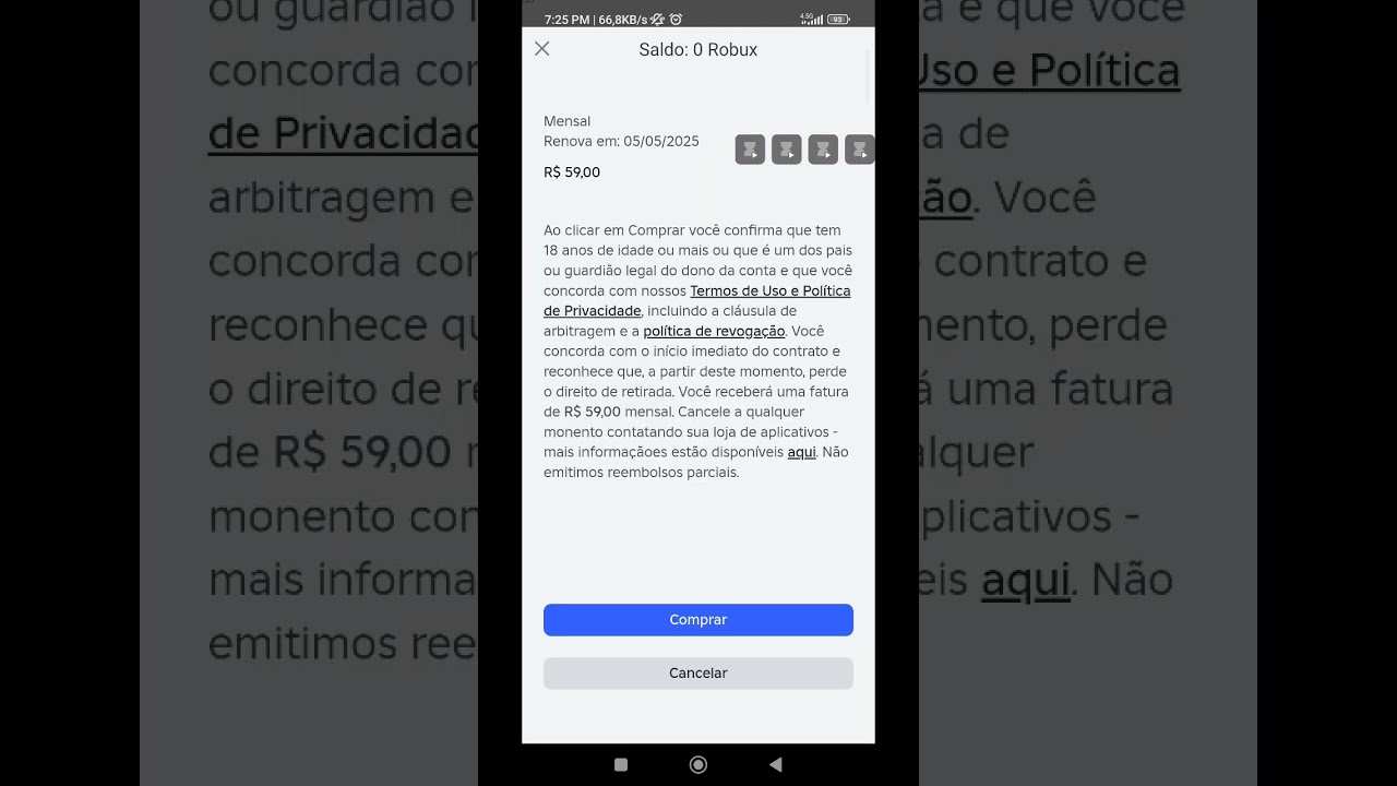 Comprei O Roblox Premium, Gastei 59 reais E Paguei Até Maio De 2025 