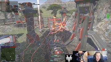 NO HANDS PLANETSIDE 2 = Look over view of the base I built on Amerish in Auraxis Firearms Corp Area