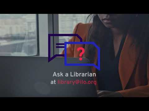 Ask a Librarian service provided by the ILO Library