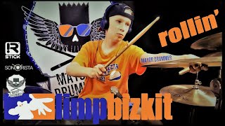 #30 Limp Bizkit - Rollin´ - Drum Cover by Mayor Drummer (12 years)