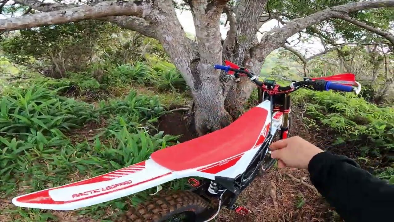 The only 2022 Arctic Leopard Electric dirt bike In Hawaii 2nd Bike in