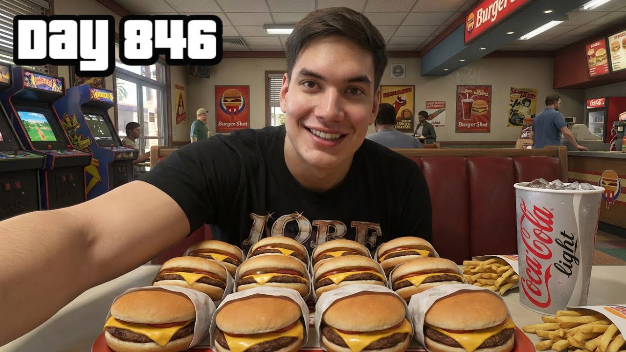 DAY 846 BEFORE GTA 6 First Time at Burger Shot!