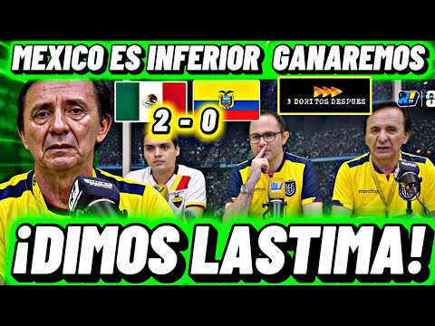 3 DORITOS DESPUÉS DE PERIODISTA ECUATORIANO QUE INSULTO A MEXICO MEXICO🇲🇽 3 - 0 🇪🇨 ECUADOR 