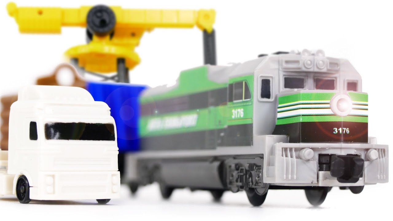 PowerTrains 48627 Crane City + Train & Truck