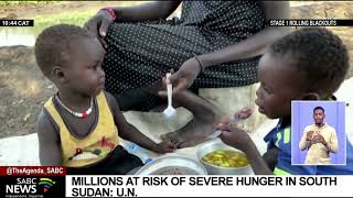 Millions at risk of severe hunger in South Sudan: UN