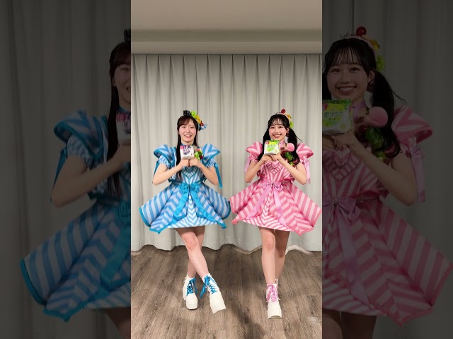 果汁グミ #全力ミックスチャレンジ　まなふぃ！「MIXポーズでスクワットチャレンジ」