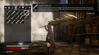 Famous Code Vein all Weapons including DLC Wealth