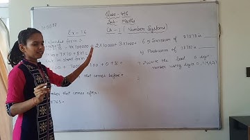 Class 4 Maths ( Absolute Mathematics) Chapter 1 Number System Ex 1.5 &1.6 solutions by Khushboo Mam