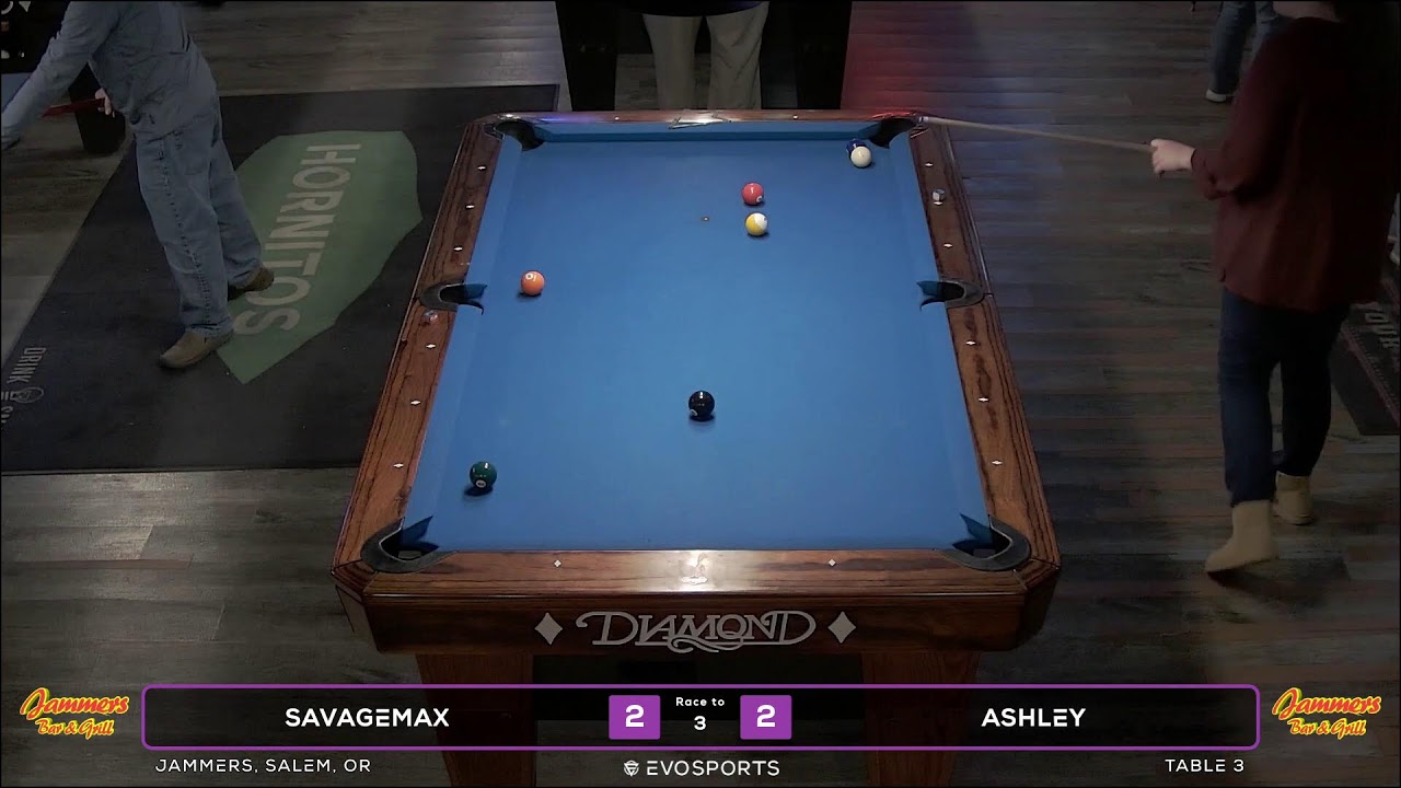 SAVAGEMAX  vs ASHLEY  - JAMMERS - TABLE 3 | EvoSports