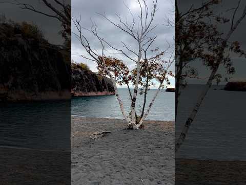 Black Beach. Silver Bay, Minnesota