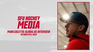 MEDIA | SFU Hockey's Mark Coletta on Global News 10.08.22