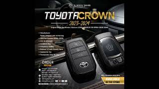 2023-2024 Original Toyota CROWN Smart Key Remote 3 Button 433MHz B3N2K2R P/N 8990H-30220 OEM.#gskey