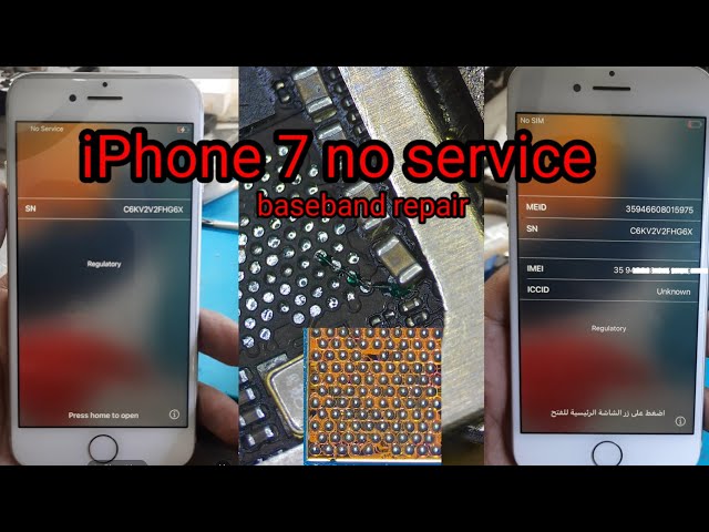 iphone 7 no service problem solution iPhone 7 Qualcomm baseband repair class=