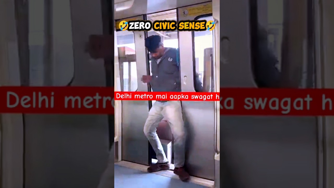 Zero Civic Sense 🤣 | Funny Reaction Short 