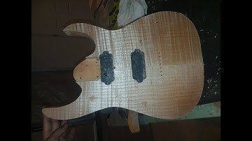 Adding a Flame Maple Top to an Ibanez 7 String